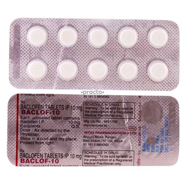 baclofen 10 mg ja kaalulangus